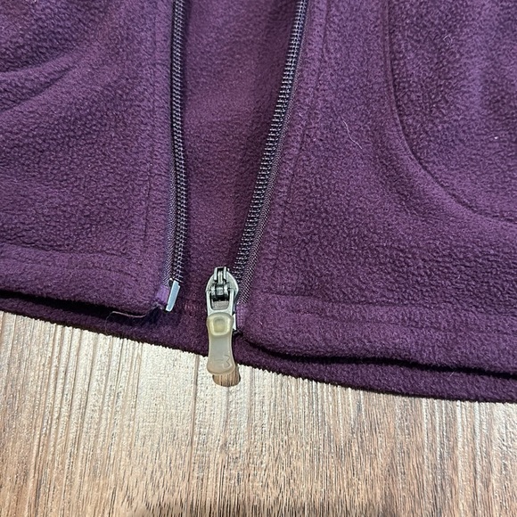 Under Armour- purple fleece zip up- size Small - Picture 5 of 5